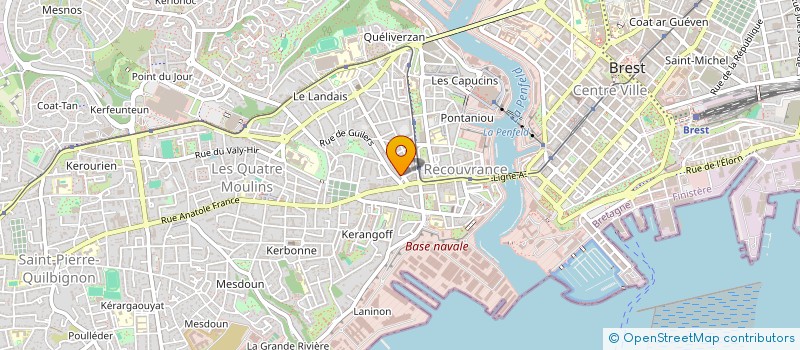 localisation de l'entreprise SYND COPRO 6 BD DE MOUCHOTTE  BREST