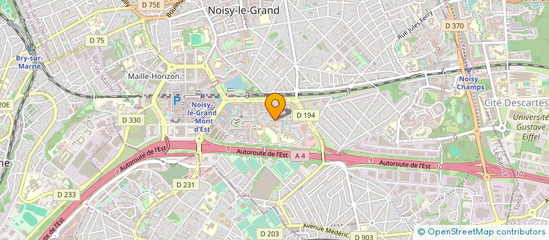 localisation de l'entreprise SYND COPRO 6 MAIL FREDERICO GARCIA LORCA  NOISY-LE-GRAND