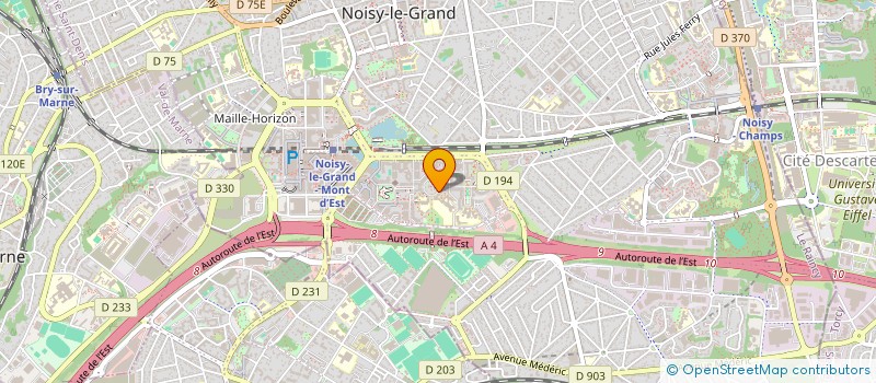 localisation de l'entreprise SYND COPRO 6 PL PABLO PICASSO  NOISY-LE-GRAND