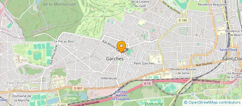 localisation de l'entreprise SYND COPRO 6 R ATHIME RUE à GARCHES