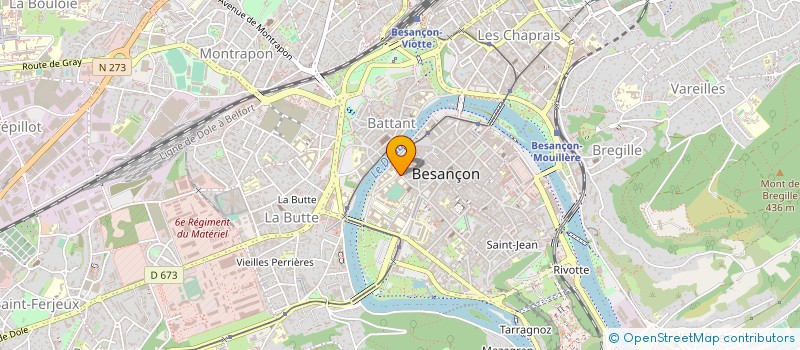 localisation de l'entreprise SYND COPRO 6 R DU LYCEE à BESANCON