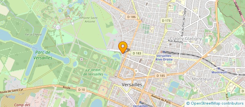 localisation de l'entreprise SYND COPRO 6 R MAUREPAS  VERSAILLES