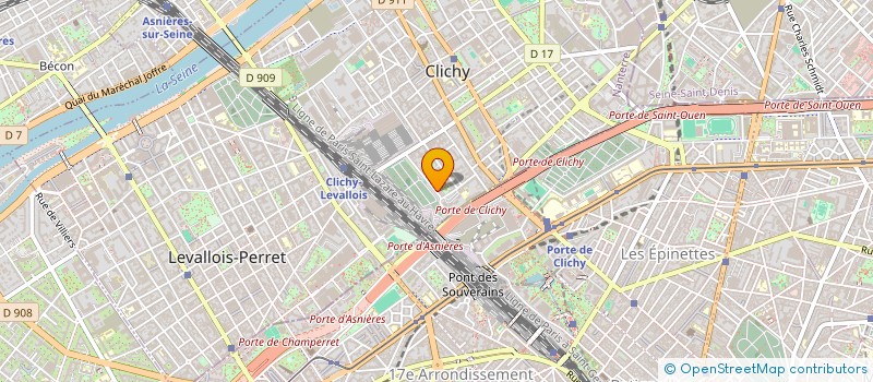 localisation de l'entreprise SYND COPRO 6 RUE CHANCE MILLY à CLICHY