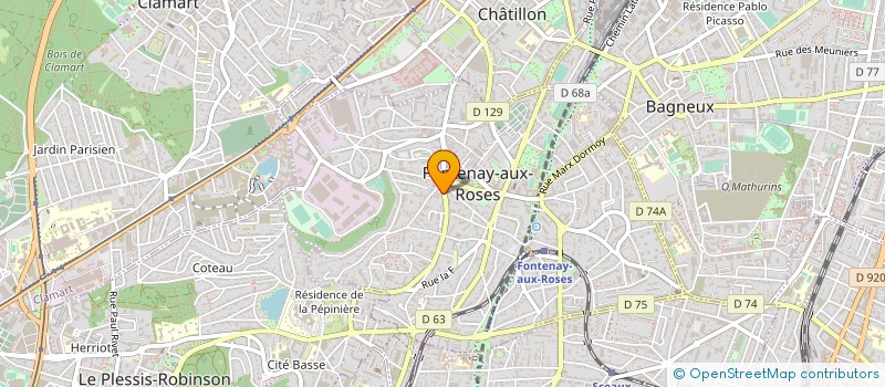 localisation de l'entreprise SYND COPRO 6 RUE D'ESTIENNE D'ORVES à FONTENAY-AUX-ROSES