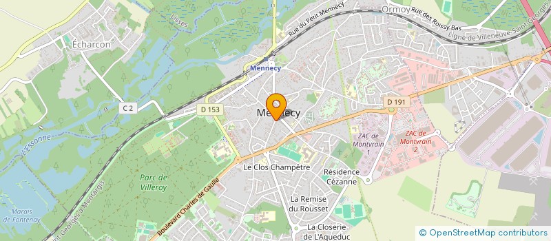 localisation de l'entreprise SYND COPRO 6 RUE DE MILLY à MENNECY