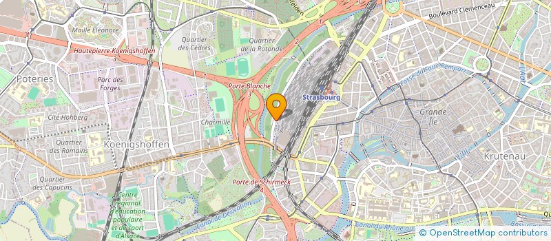 localisation de l'entreprise SYND COPRO 6 RUE DU REMPART à STRASBOURG