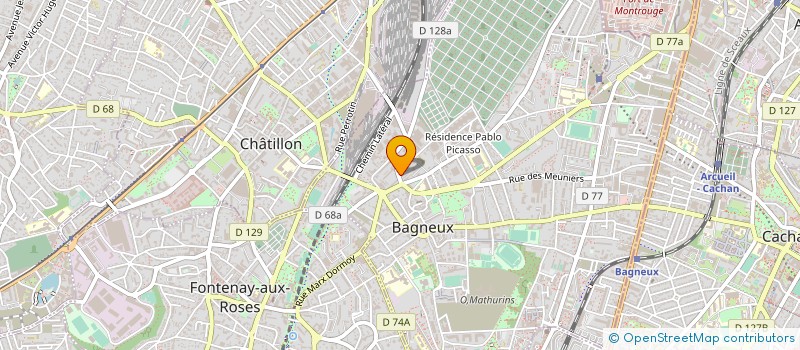 localisation de l'entreprise SYND COPRO 6 RUE FROIDE à BAGNEUX