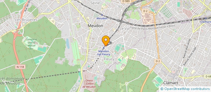 localisation de l'entreprise SYND COPRO 6 SENTIER DES GRIMETTES  MEUDON