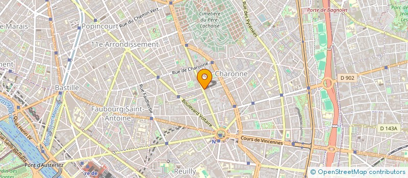 localisation de l'entreprise SYND COPRO 60 AVE P.AUGUSTE  PARIS