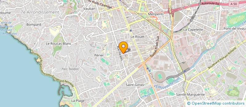 localisation de l'entreprise SYND COPRO 60 BD RODOCANACHI  MARSEILLE