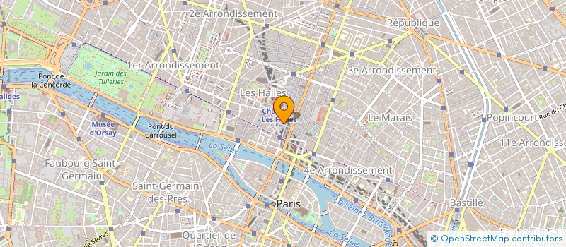 localisation de l'entreprise SYND COPRO 60 RUE DES LOMBARDS à PARIS