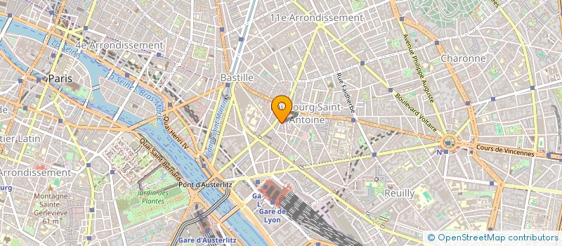 localisation de l'entreprise SYND COPRO 60 RUE TRAVERSIERE  PARIS