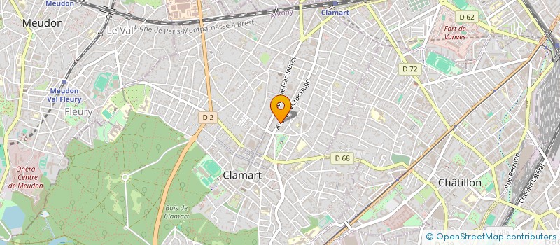 localisation de l'entreprise SYND COPRO 61 AVE V HUGO à CLAMART
