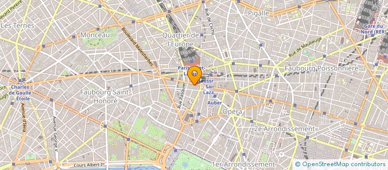 localisation de l'entreprise SYND COPRO 61 BD HAUSSMANN  PARIS