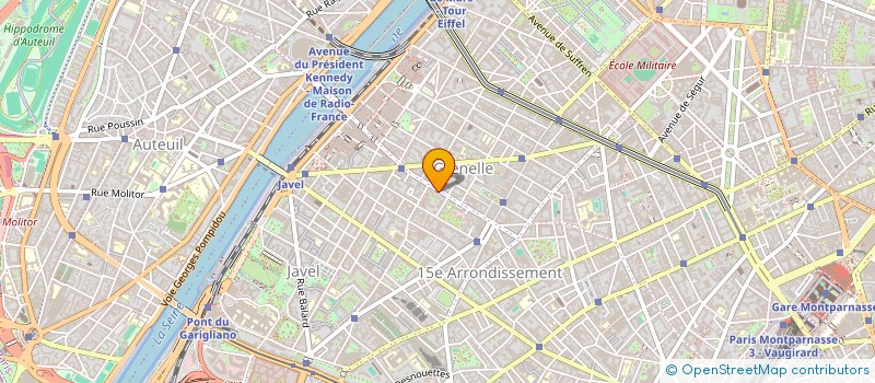 localisation de l'entreprise SYND COPRO 62 B RUE ENTREPRENEURS  PARIS