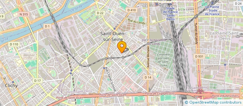 localisation de l'entreprise SYND COPRO 62 RUE ANSELME à SAINT-OUEN-SUR-SEINE
