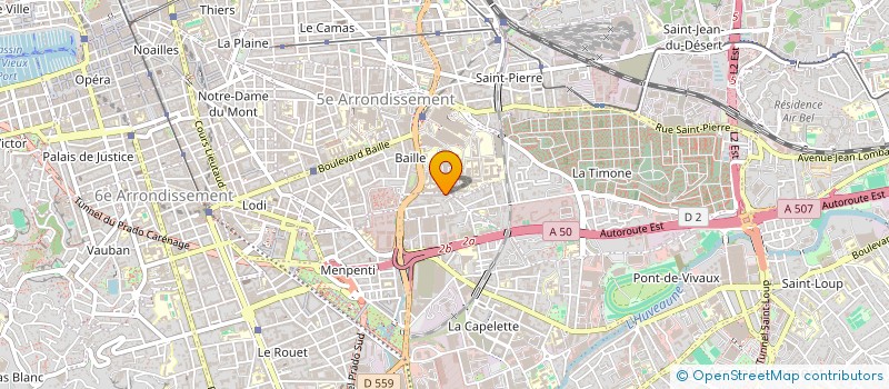 localisation de l'entreprise SYND COPRO 62 RUE STE BAUME à MARSEILLE