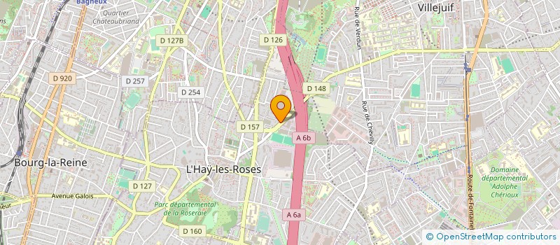 localisation de l'entreprise SYND COPRO 63 AV GAL DE GAULLE à L'HAY-LES-ROSES