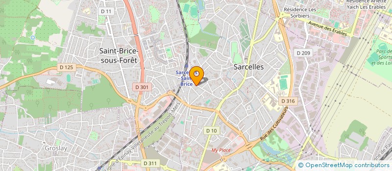 localisation de l'entreprise SYND COPRO 63 BD DU GENERAL DE GAULLE  SARCELLES