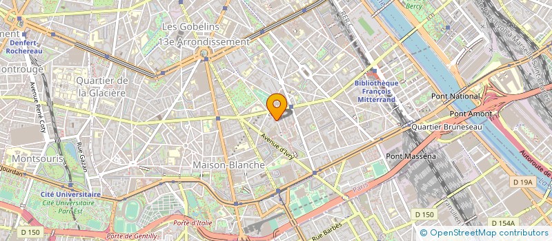 localisation de l'entreprise SYND COPRO 63 R DU JAVELOT  PARIS