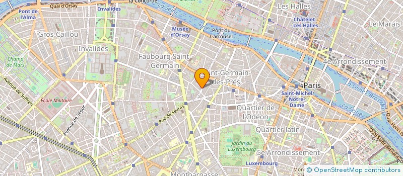 localisation de l'entreprise SYND COPRO 64- 66 RUE STS PERES  PARIS