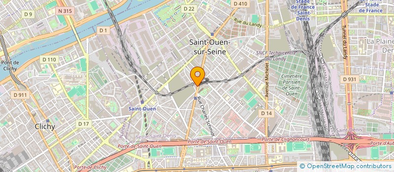 localisation de l'entreprise SYND COPRO 64 AV GABRIEL PERI à SAINT-OUEN-SUR-SEINE