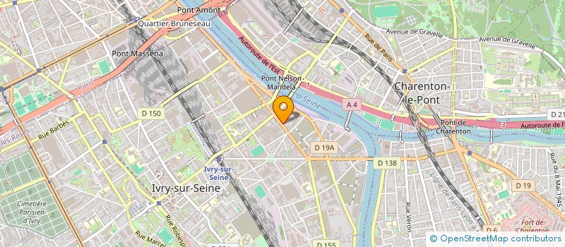 localisation de l'entreprise SYND COPRO 67 BD VAILLANT COUTURIER à IVRY-SUR-SEINE