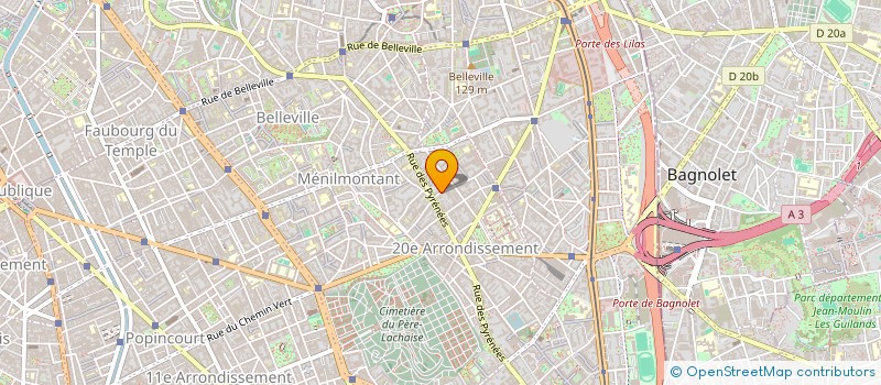 localisation de l'entreprise SYND COPRO 67 RUE DE VILLIERS ISLE ADAM  PARIS