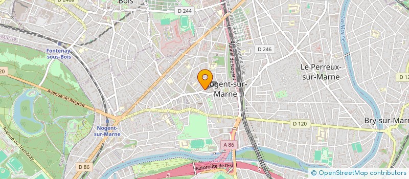 localisation de l'entreprise SYND COPRO 68-70 R HEROS NOGENTAIS à NOGENT-SUR-MARNE
