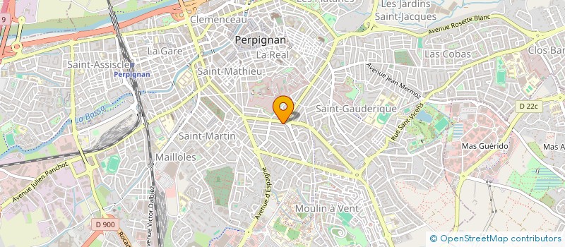 localisation de l'entreprise SYND COPRO 68 BD POINCARE  PERPIGNAN