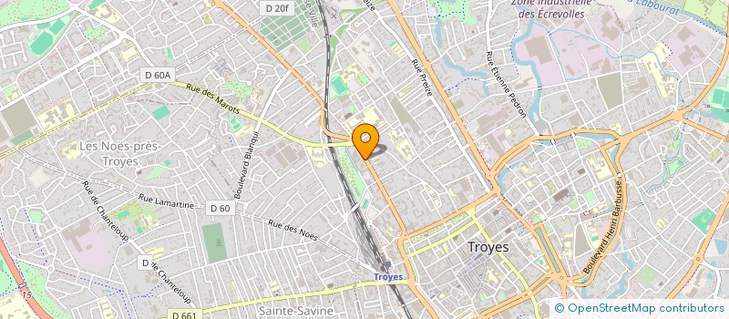 localisation de l'entreprise SYND COPRO 69 AV PASTEUR  TROYES