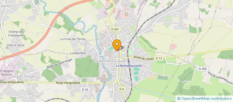 localisation de l'entreprise SYND COPRO 69 GRANDE RUE  LA ROCHEFOUCAULD-EN-ANGOUMOIS