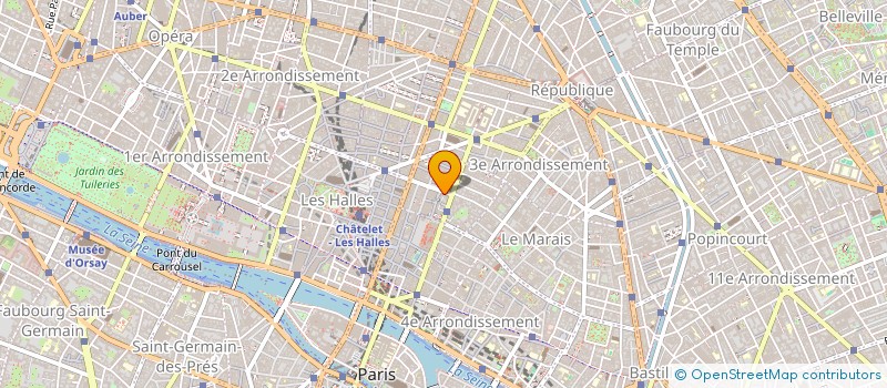 localisation de l'entreprise SYND COPRO 7-13 R GRENIER ST LAZARE  PARIS