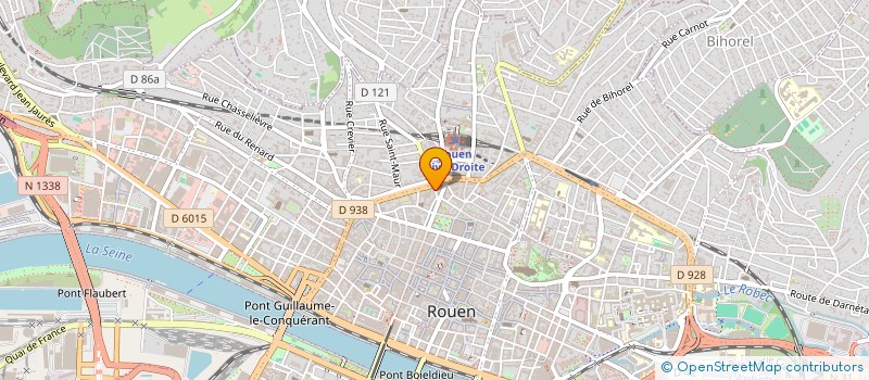 localisation de l'entreprise SYND COPRO 7 & 9 R.A. BLANCHARD A ROUEN à ROUEN