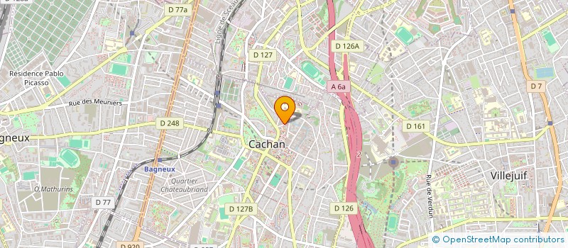 localisation de l'entreprise SYND COPRO 7 9 RUE MIRABEAU à CACHAN