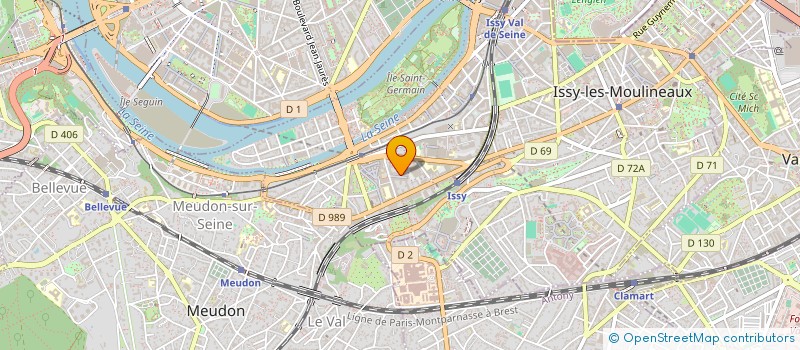 localisation de l'entreprise SYND COPRO 7 A 17 VILLA HAUSSMANN à ISSY-LES-MOULINEAUX