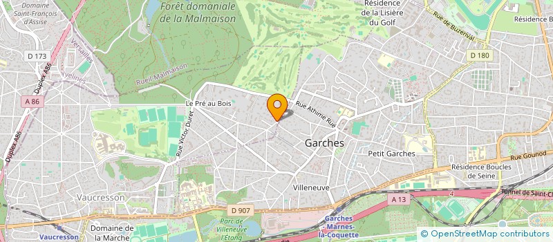 localisation de l'entreprise SYND COPRO 7 A 9 R DE SURESNES  VAUCRESSON