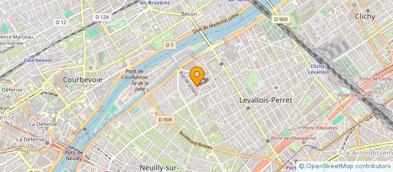 localisation de l'entreprise SYND COPRO 7 AV VATIM-23 R DE GREFFULHE à LEVALLOIS-PERRET