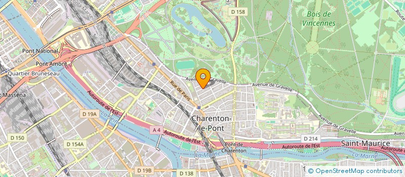localisation de l'entreprise SYND COPRO 7 B AV STINVILLE à CHARENTON LE PONT