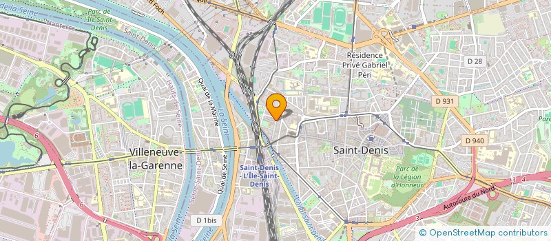 localisation de l'entreprise SYND COPRO 7 IMPASSE CLEMENT  SAINT-DENIS