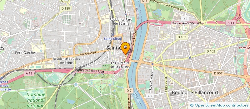 localisation de l'entreprise SYND COPRO 7 R DAILLY à SAINT-CLOUD