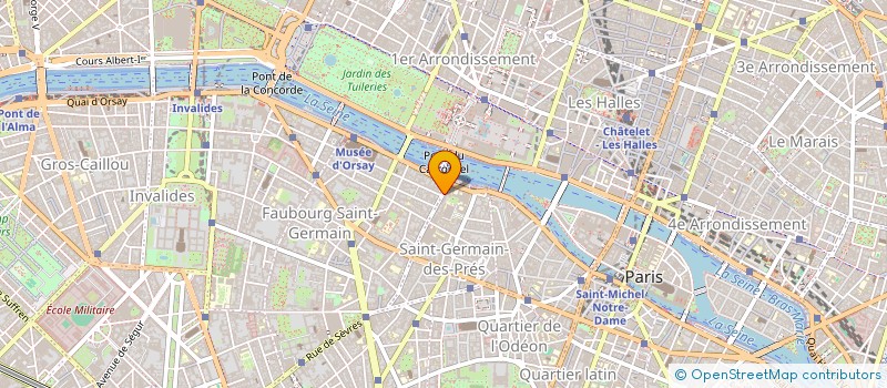 localisation de l'entreprise SYND COPRO 7 R DES STS PERES  PARIS