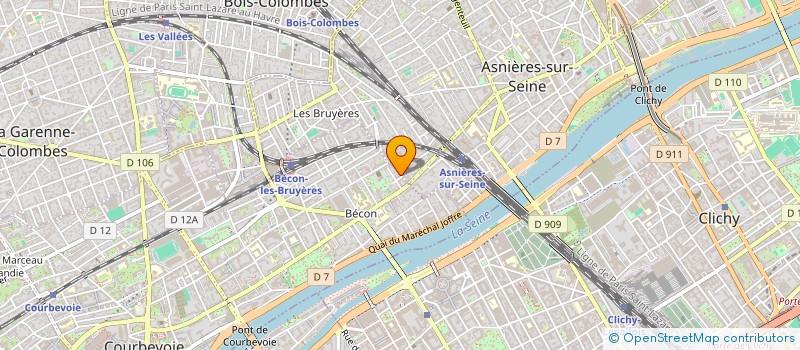 localisation de l'entreprise SYND COPRO 7 RUE AUGUSTE BAILLY à COURBEVOIE