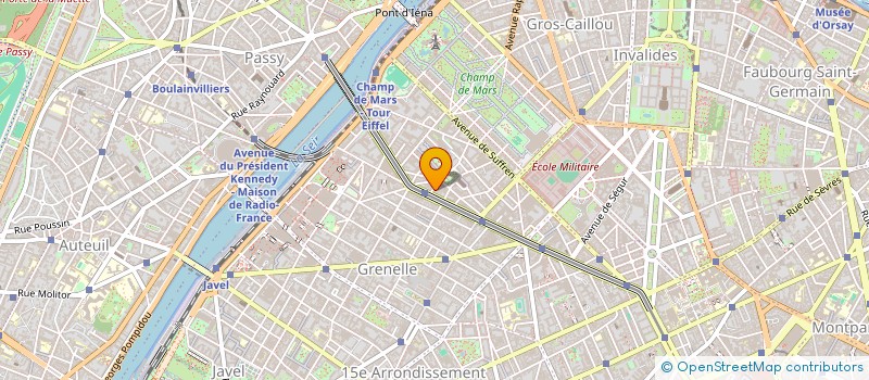 localisation de l'entreprise SYND COPRO 7 RUE AUGUSTE BARTHALDI  PARIS