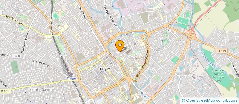 localisation de l'entreprise SYND COPRO 7 RUE BOUCHERAT  TROYES