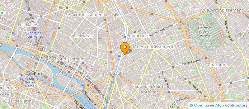 localisation de l'entreprise SYND COPRO 7 RUE BOULLE 75111 PARIS  PARIS