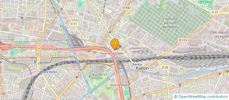 localisation de l'entreprise SYND COPRO 7 RUE DAVOUST PANTIN  PANTIN