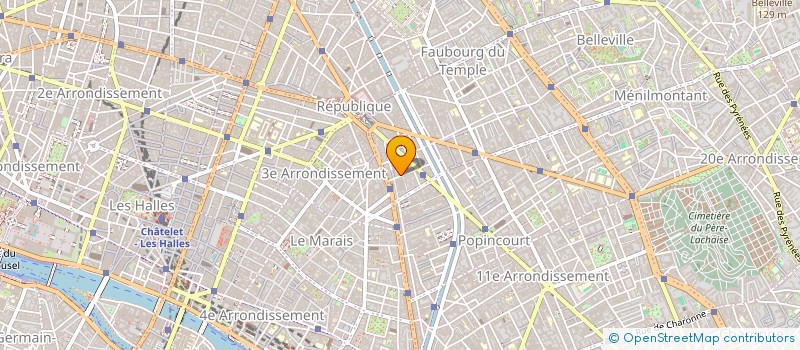 localisation de l'entreprise SYND COPRO 7 RUE DE CRUSSOL  PARIS