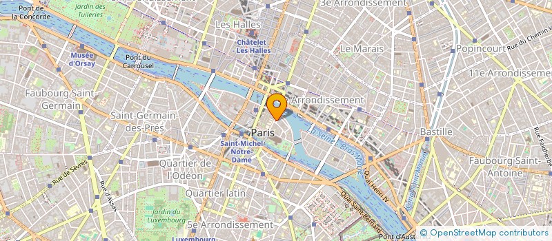 localisation de l'entreprise SYND COPRO 7 RUE DE L'ARCOLE  PARIS