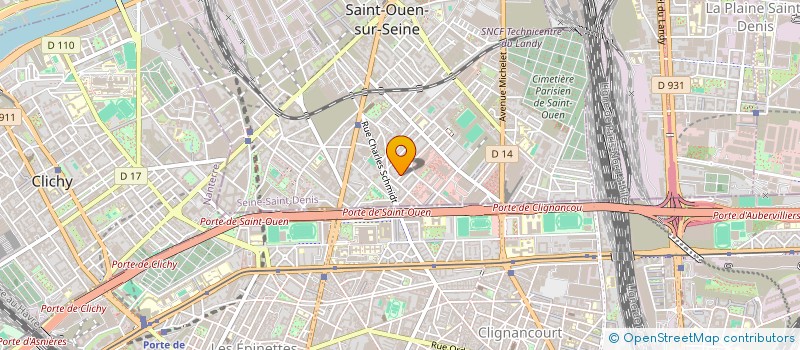 localisation de l'entreprise SYND COPRO 7 RUE DE LA GAITE à SAINT-OUEN-SUR-SEINE